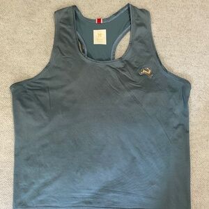 Tracksmith Twilight Tank Crop - Slate Blue - Medium